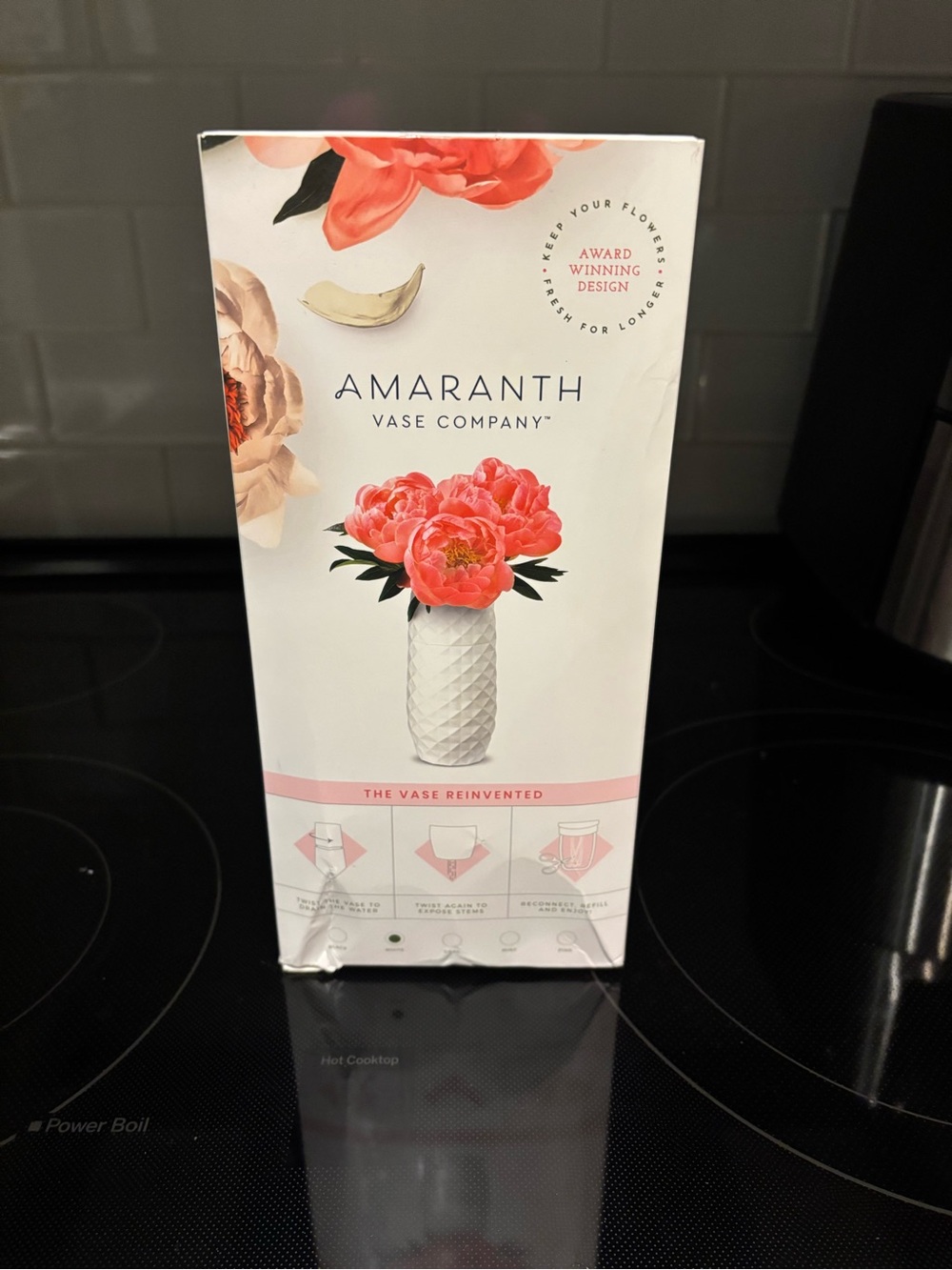 Amaranth Vase - NWT -never opened